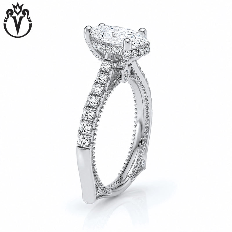 1.50ctr-3.00ctr Oval Cut Lab Grown Diamond Ring Tailor Made