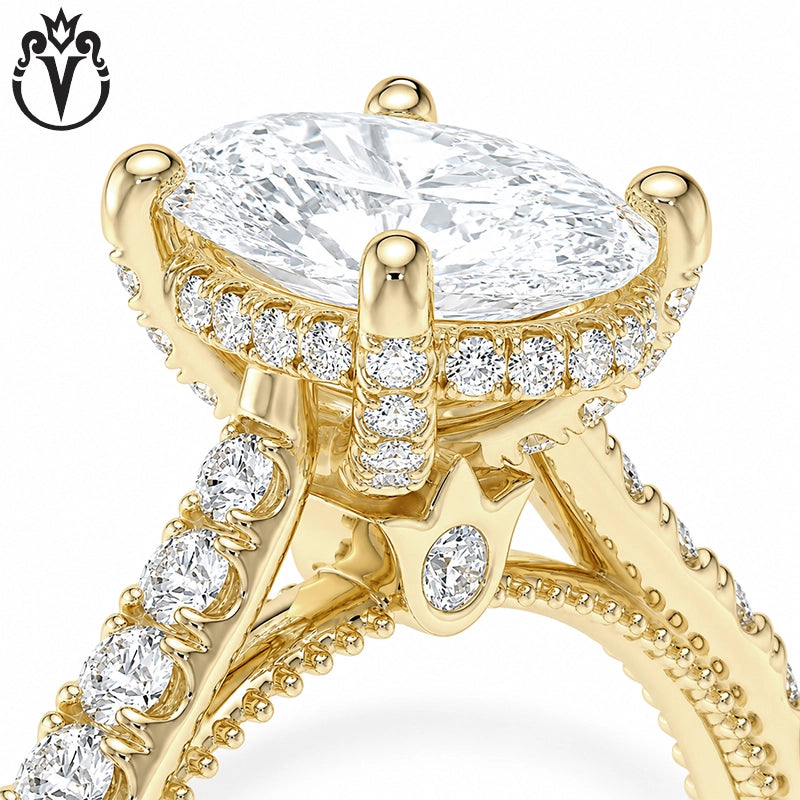 1.50ctr-3.00ctr Oval Cut Lab Grown Diamond Ring Tailor Made
