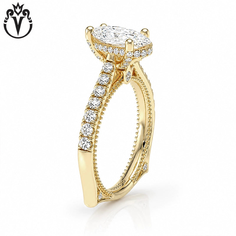 1.50ctr-3.00ctr Oval Cut Lab Grown Diamond Ring Tailor Made