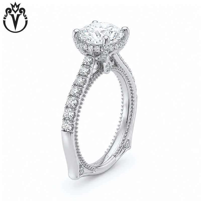 1.00ctr-2.00ctr Round Cut Natural Diamond Ring Tailor Made