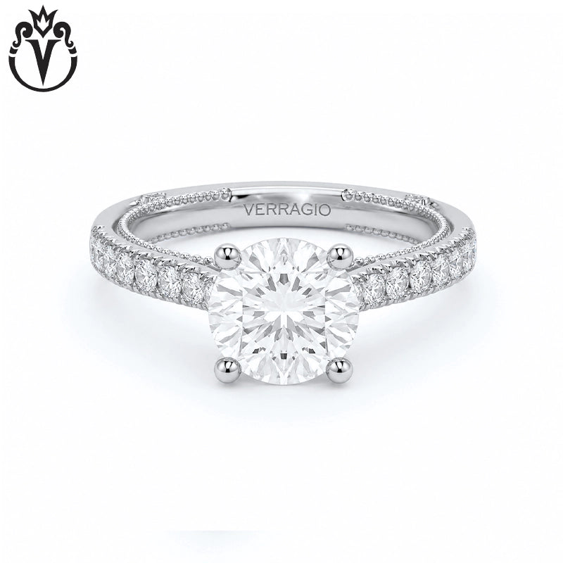 1.50ctr-3.00ctr Round Cut Lab Grown Diamond Ring Tailor Made