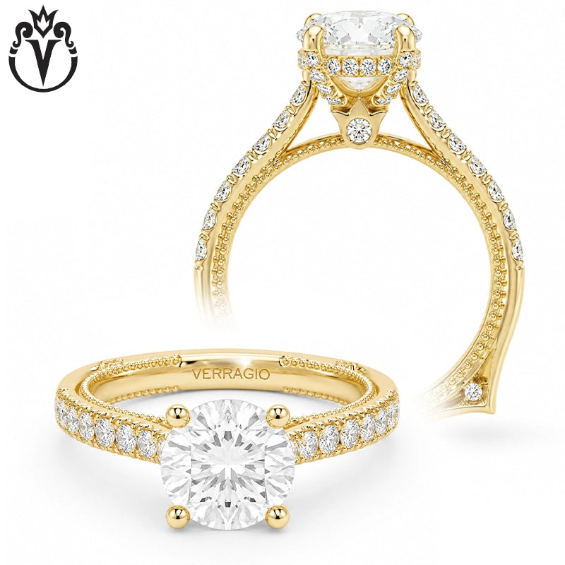 1.00ctr-2.00ctr Round Cut Natural Diamond Ring Tailor Made