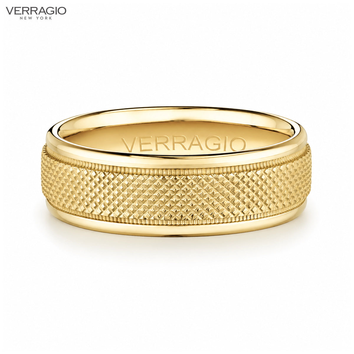 Clous de Paris Wedding Ring 7mm