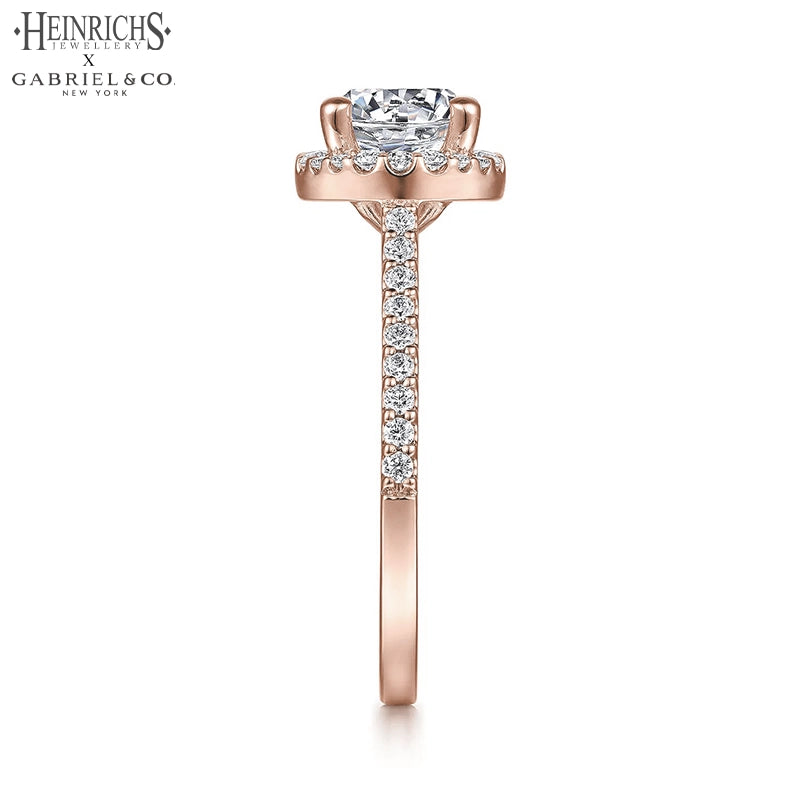 1.00ctr-1.50ctr Round Cut Lab Grown Diamond Ring