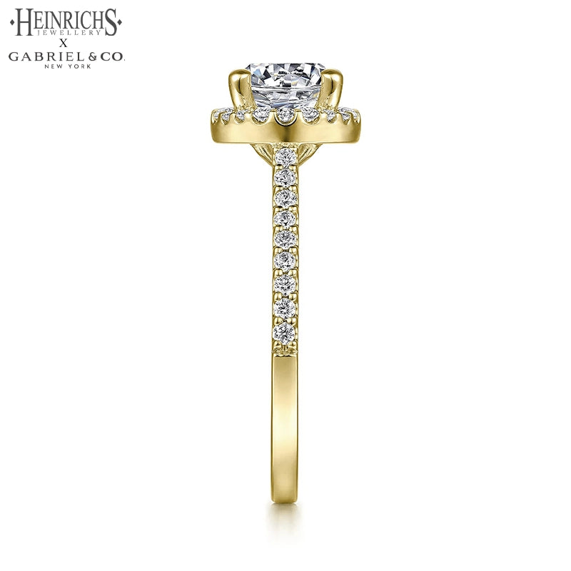 1.00ctr-1.50ctr Round Cut Lab Grown Diamond Ring