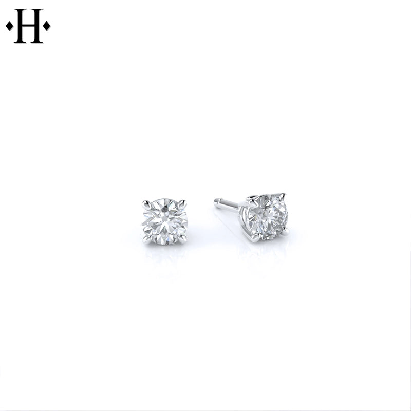 14kt 0.33cts Classic Set Lab Grown Diamond Earrings