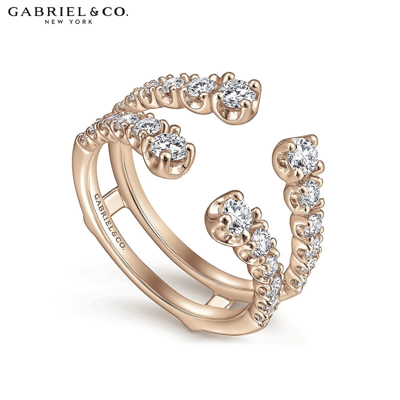0.85ctw Natural Diamond Ring Jacket 6.0mm