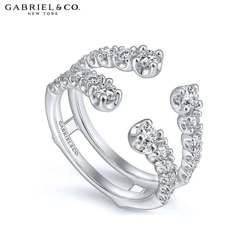 0.85ctw Natural Diamond Ring Jacket 6.0mm