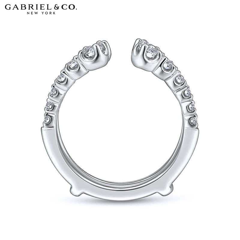 0.85ctw Natural Diamond Ring Jacket 6.0mm
