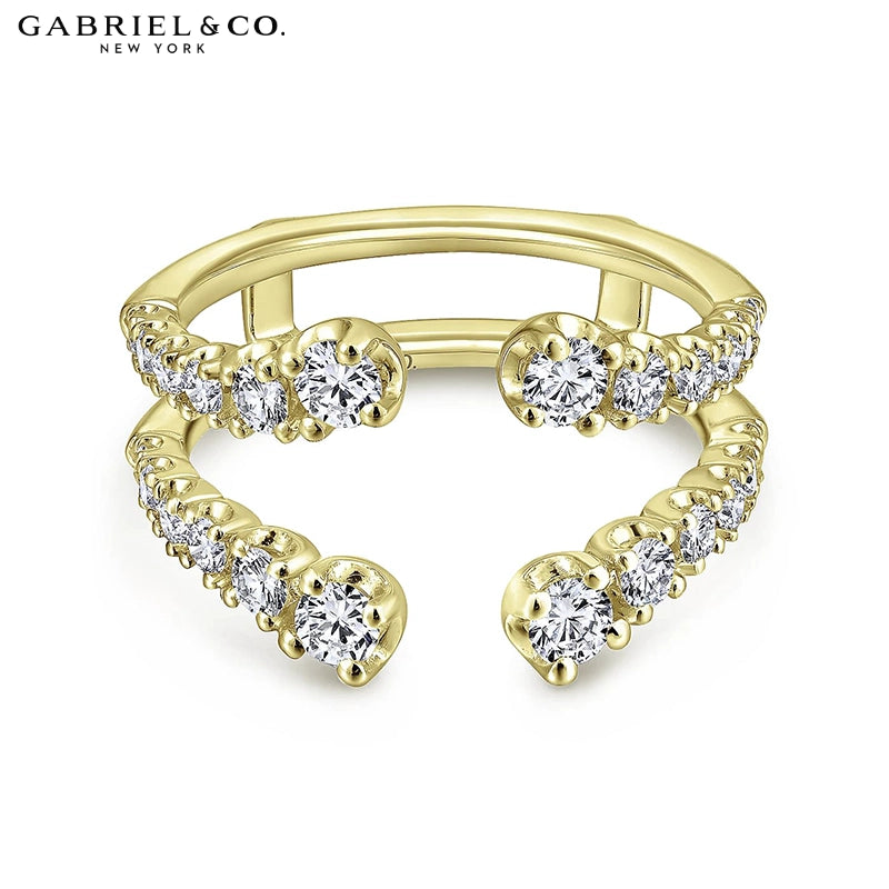 0.85ctw Natural Diamond Ring Jacket 6.0mm