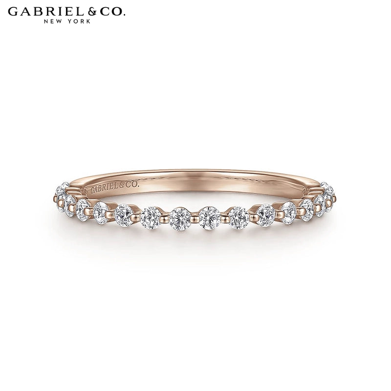 0.35ctw Natural Diamond Shared Prong Ring 1.6mm