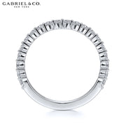 14kt Single Prong Diamond Ring 1.6mm