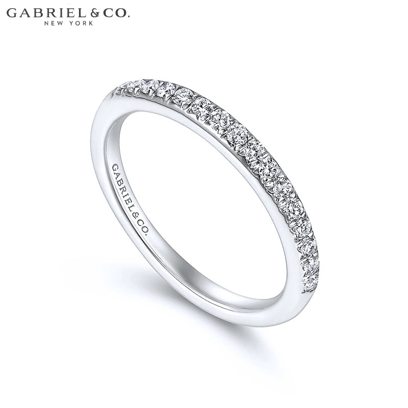 0.25ctw Natural Diamond French Cut Pavé Ring 2.4mm