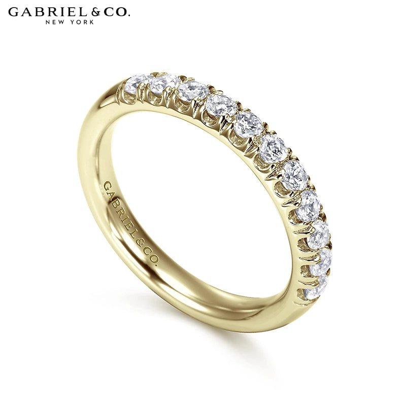0.50ctw Natural Diamond French U-Pavé Ring 2.9mm
