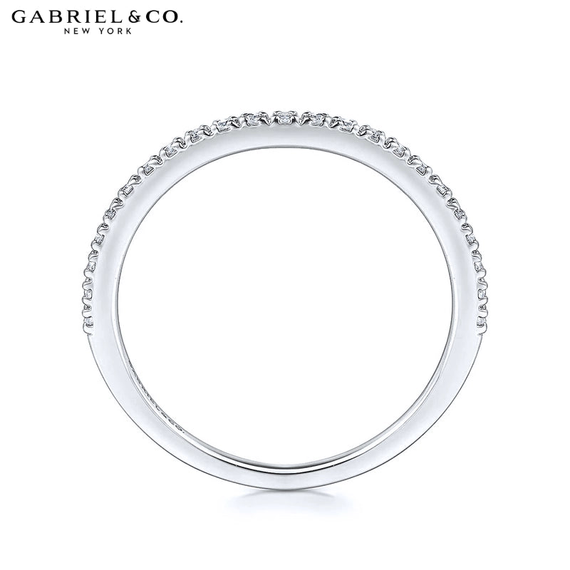 0.10ctw Natural Diamond French Pavé Ring 1.0mm