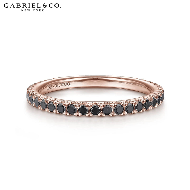 Black Diamond French U-Pavé Ring 1.9mm
