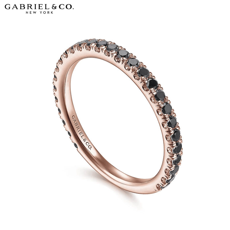 Black Diamond French U-Pavé Ring 1.9mm