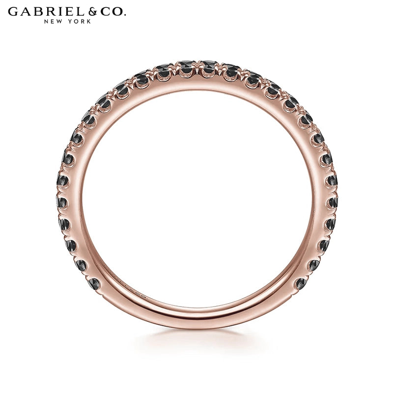 Black Diamond French U-Pavé Ring 1.9mm