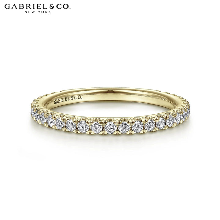 Natural Diamond French U-Pavé Ring 1.9mm