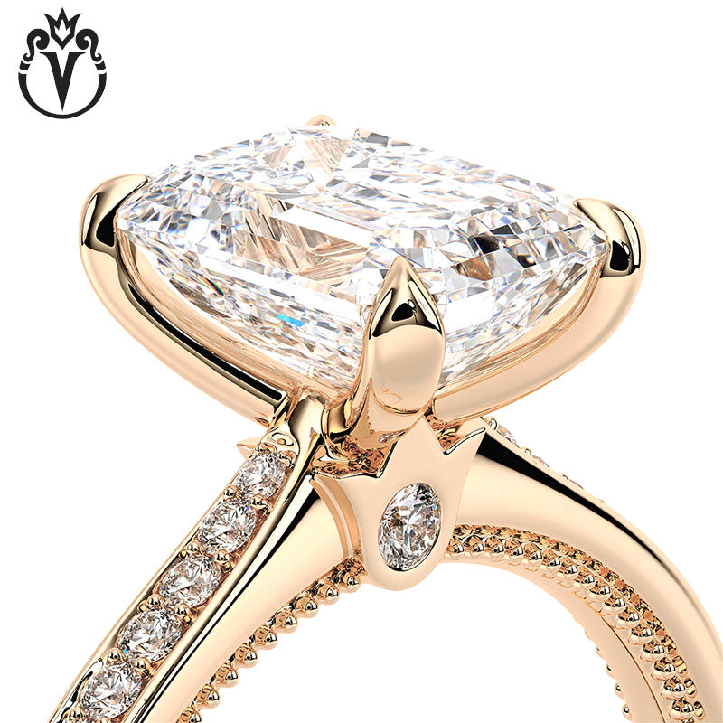1.00ctr-3.00ctr Emerald Cut Lab Grown Diamond Ring