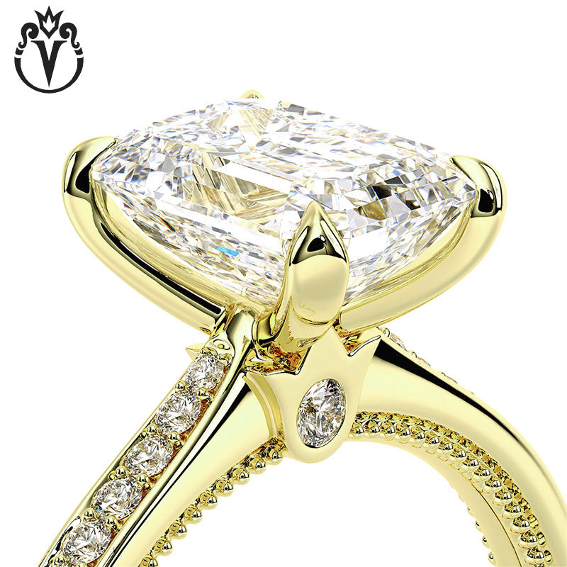 1.00ctr-3.00ctr Emerald Cut Lab Grown Diamond Ring Tailor Made