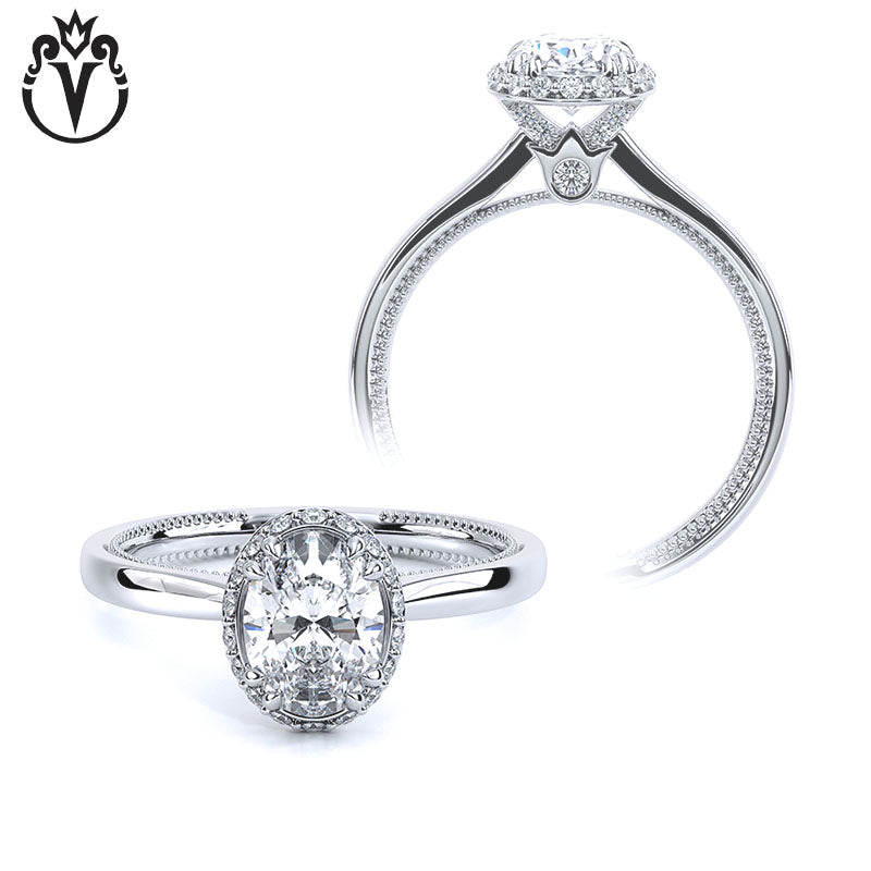 1.00ctr-3.00ctr Oval Cut Lab Grown Diamond Ring Tailor Made