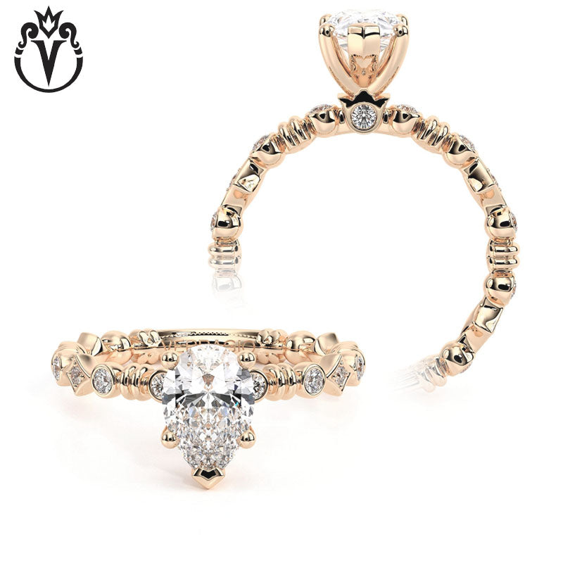 1.00ctr-3.00ctr Pear Cut Lab Grown Diamond Ring Tailor Made