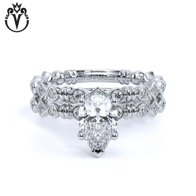1.00ctr-3.00ctr Pear Cut Lab Grown Diamond Ring