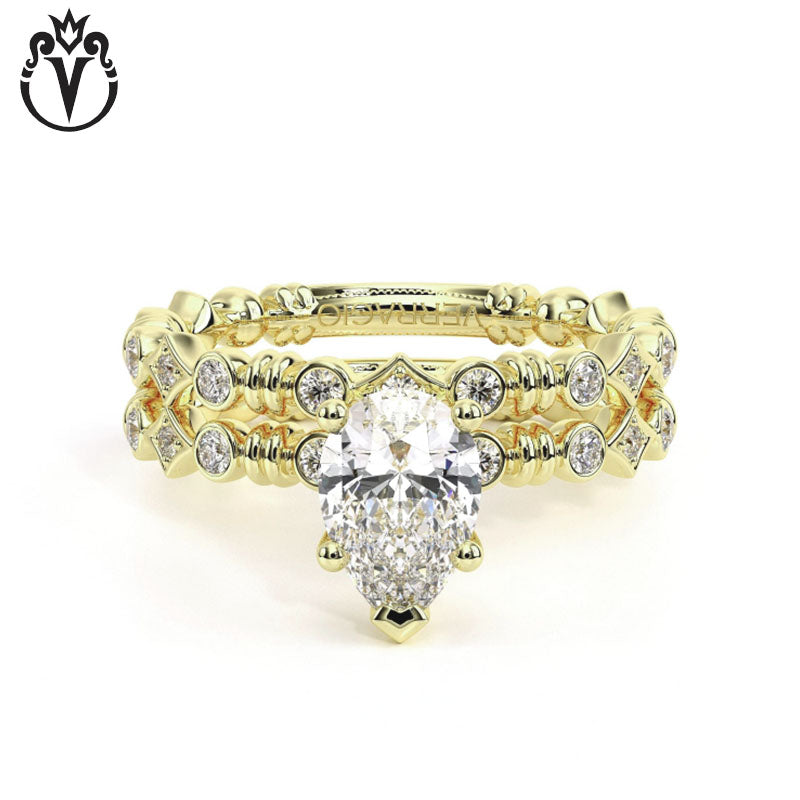1.00ctr-3.00ctr Pear Cut Lab Grown Diamond Ring