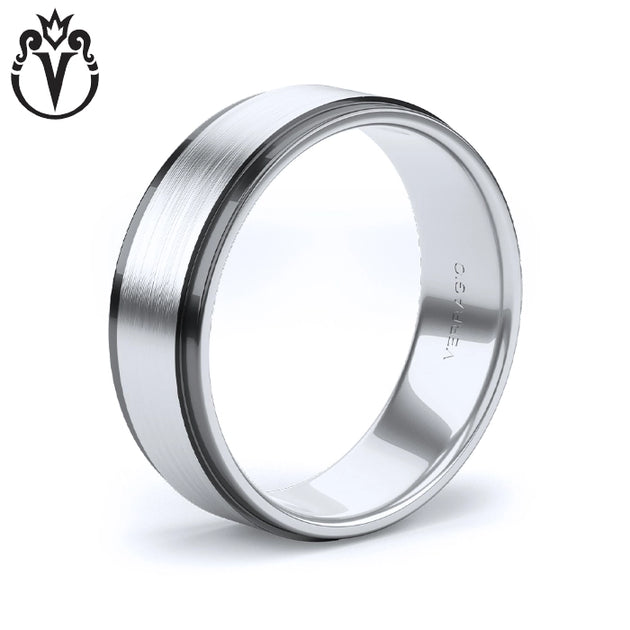 Rhodium wedding hot sale rings