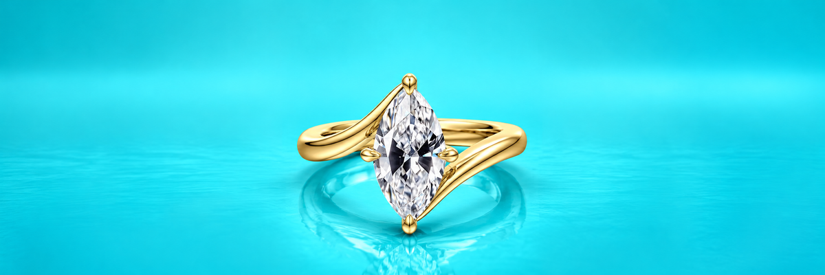 Marquise Cut Engagement & Anniversary Rings