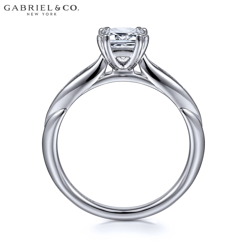 1.10ctw Emerald Cut Lab Grown Diamond Ring