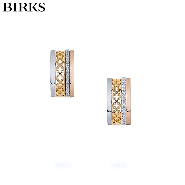 18kt Dare To Dream Diamond Hoop Earrings