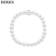 Sterling Silver 6.5mm Pearl Signature Bracelet