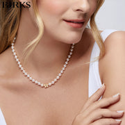 18kt 7mm Cultured Akoya Pearl Signature Necklace 18"