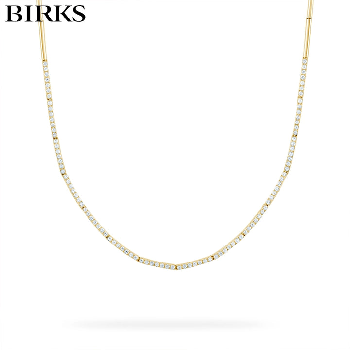 18kt Rosée du Matin Diamond Riviera Necklace