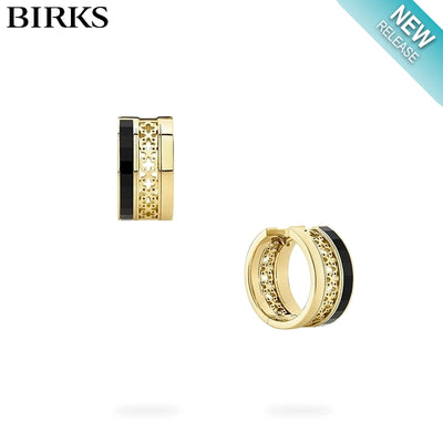 Onyx Dare To Dream Hoop Earrings