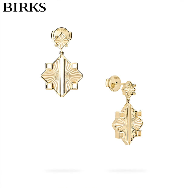 18kt Muse Guilloché Earrings