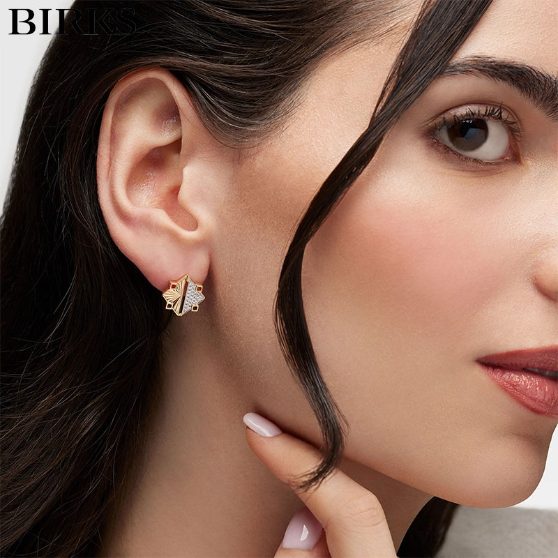 Muse Guilloché Natural Diamond Earrings