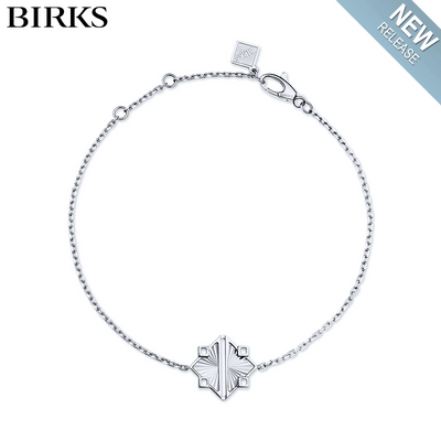 Sterling Silver Muse Guilloché Bracelet