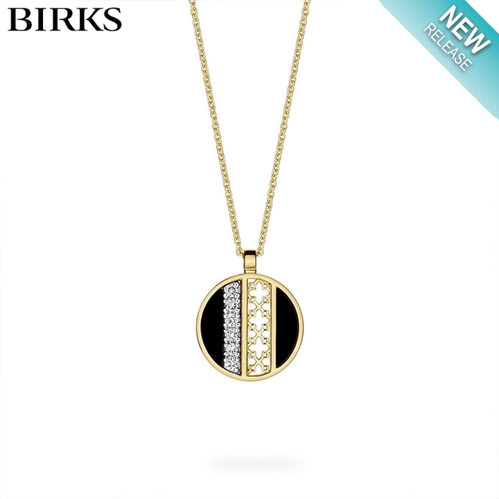 Onyx & Natural Diamond Dare To Dream Necklace Small