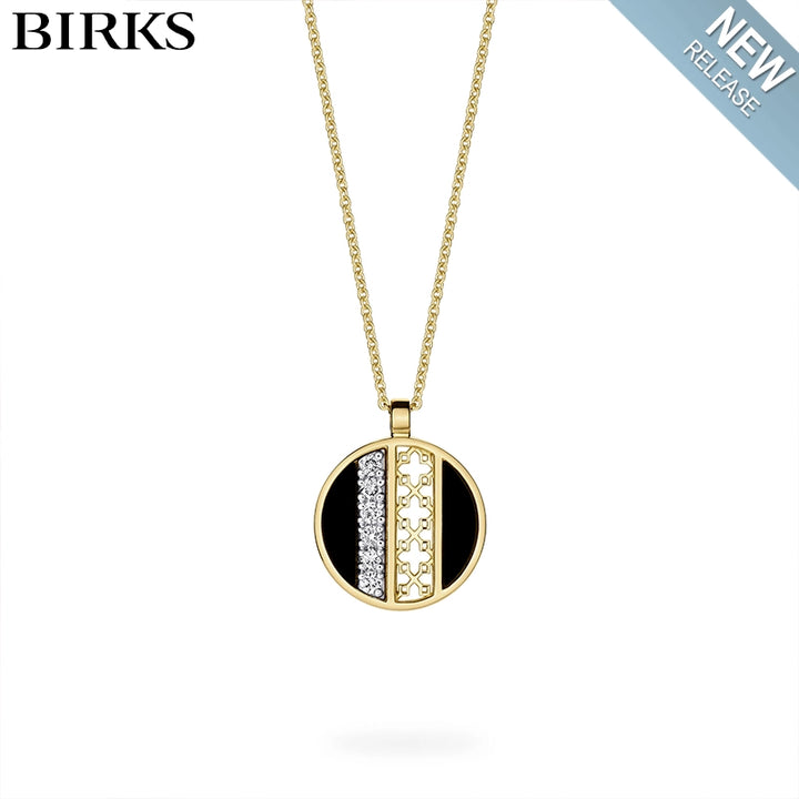 18kt Dare To Dream Onyx & Diamond Necklace Small