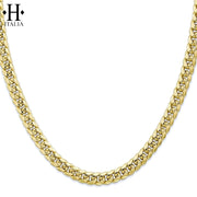 10kt 5.5mm Semi-Solid Miami Cuban Necklace