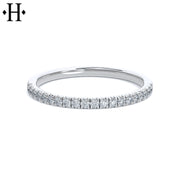 0.15cts French Pavé Diamond Ring 1.7mm