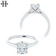 1.10ct Oval Cut Lab Grown Diamond Ring