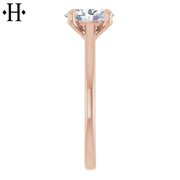 1.07ctw Oval Cut Lab Grown Diamond Ring