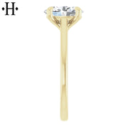 1.60ctw Oval Cut Lab Grown Diamond Ring