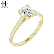 0.75cts Canadian Internally Flawless Round Cut Natural Diamond Ring