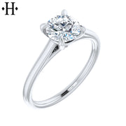 1.00ct Round Cut Lab Grown Diamond Ring