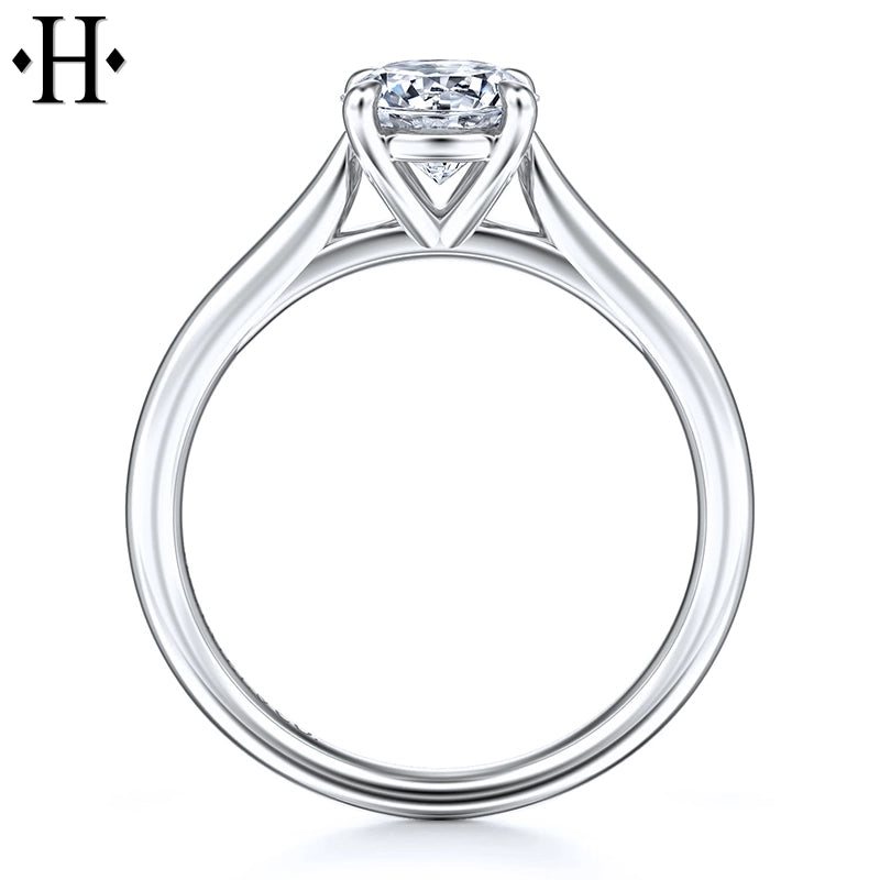 1.00ctw Round Cut Lab Grown Diamond Ring